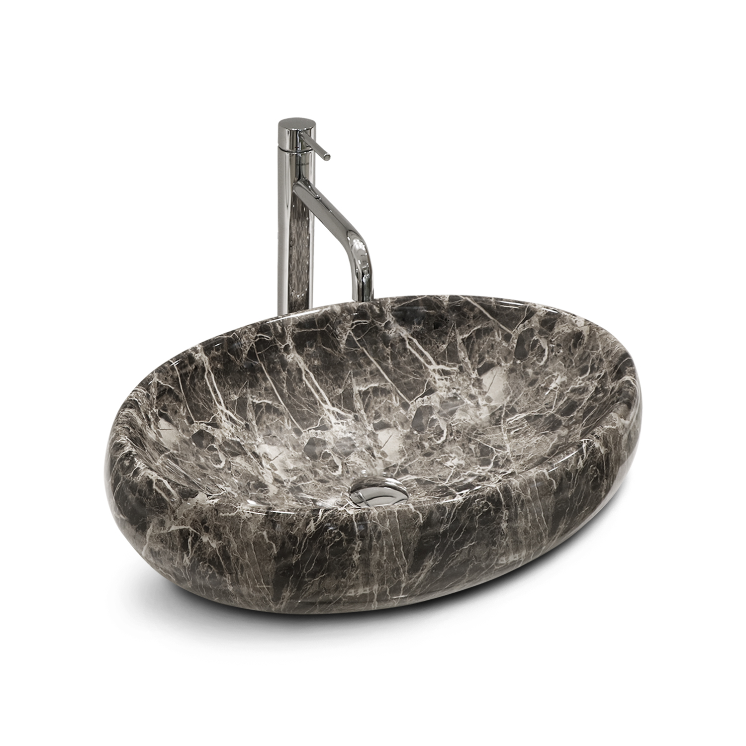 FLORA M keramické umyvadlo 60 x 41x 15 cm