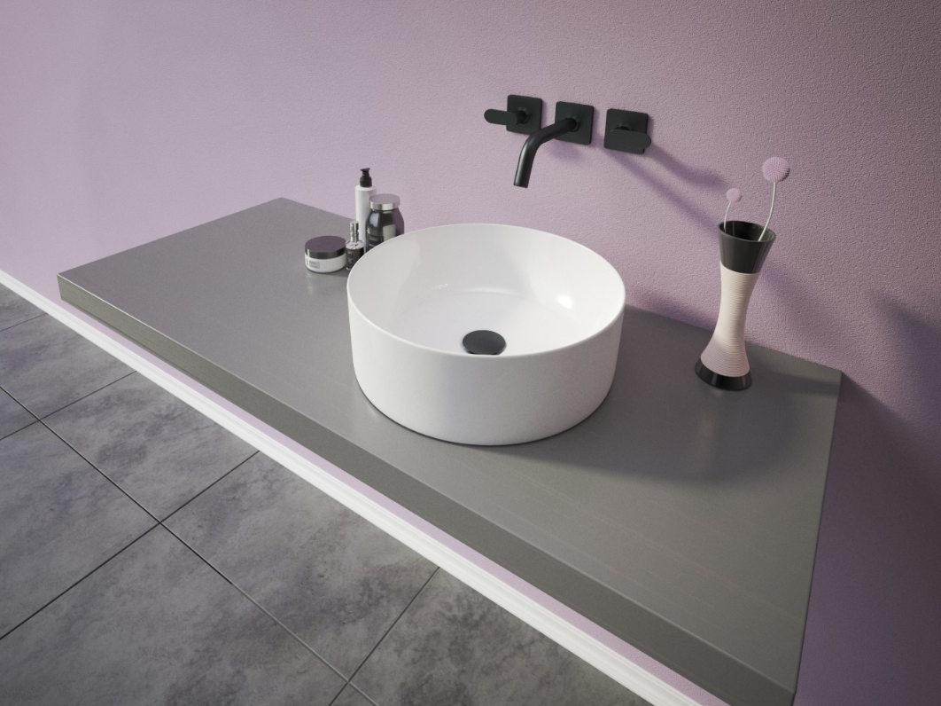 RING kruhové umyvadlo 41,5 x 41,5 x 14 cm