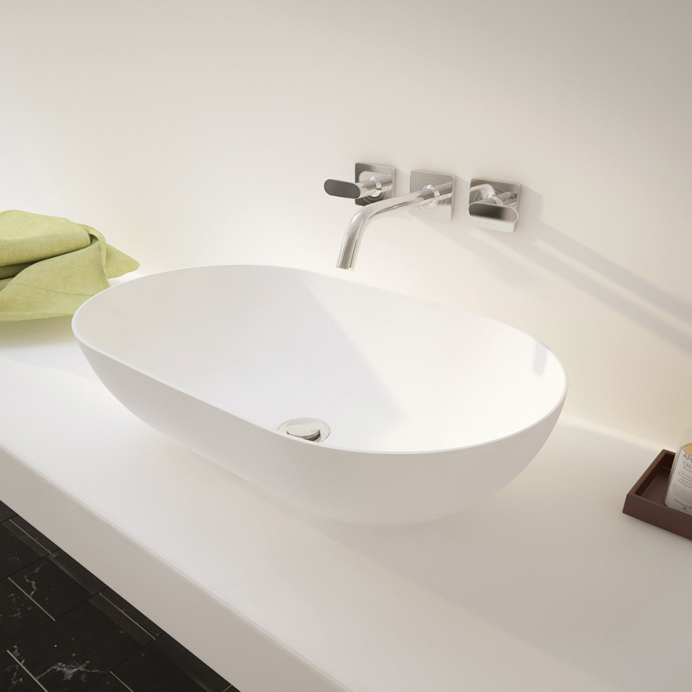 SWING oválné umyvadlo 56 x 32,5 x 15,2 cm