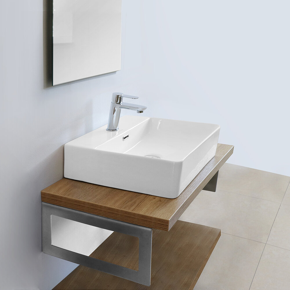 TRUST2 keramické umyvadlo 50,5x42,5x13 cm