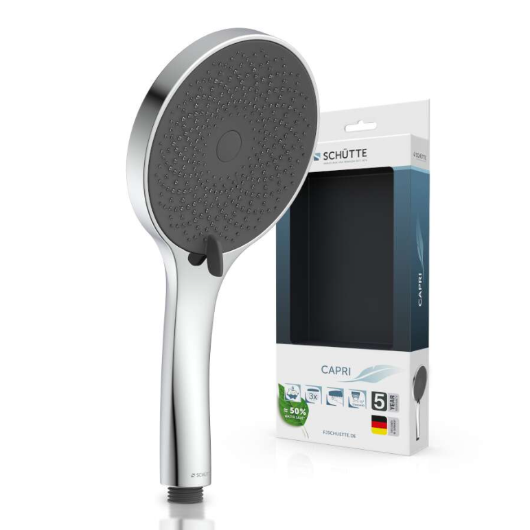 Ruční sprcha CAPRI, chrom/antracit, 3 funkce, 60291