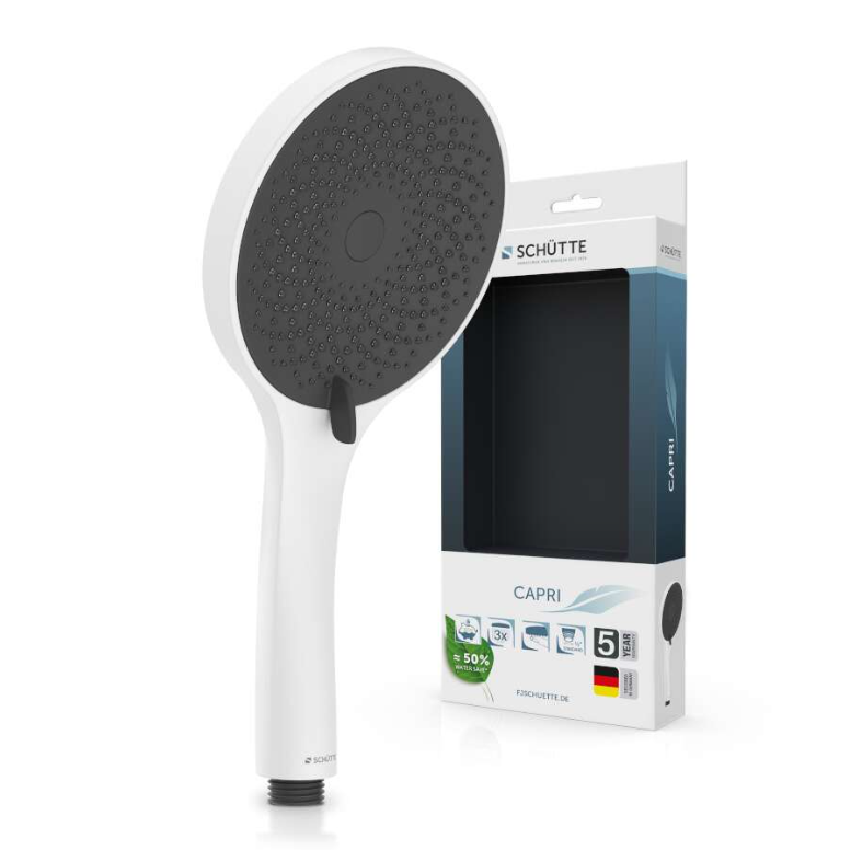 Ruční sprcha CAPRI, bílá/antracit, 3 funkce, 60294