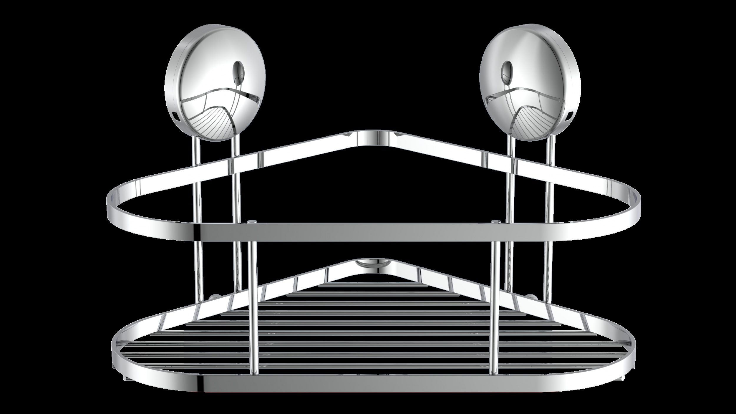 Rohová sprchová police, chrom BA0200