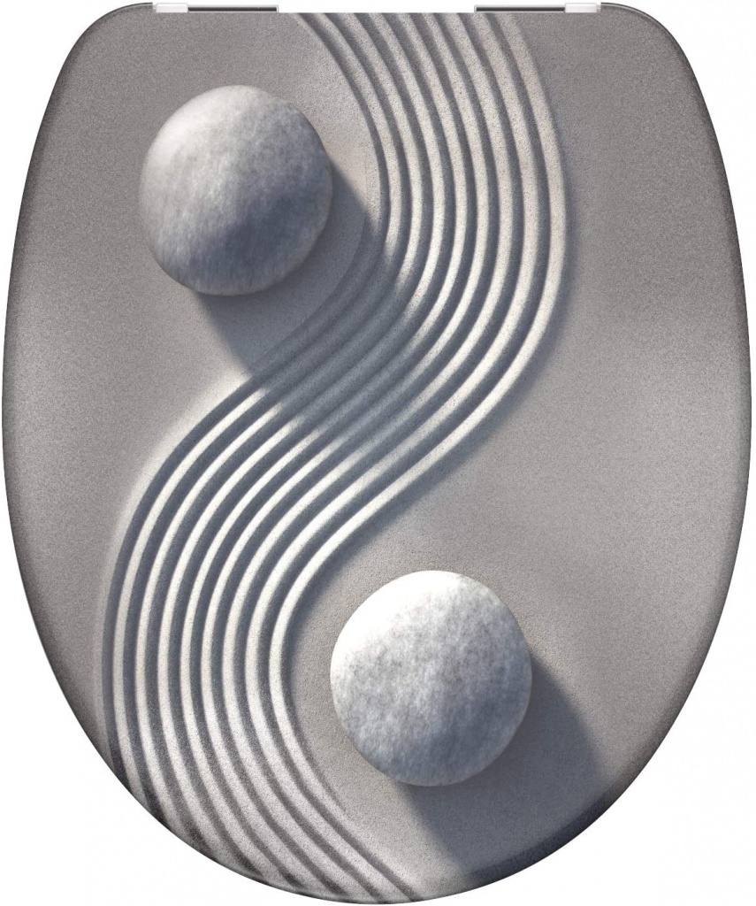 Duroplastové sedátko se zpomalovacím mechanismem SOFT-CLOSE Ying-Yang