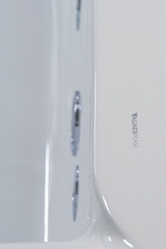 Hydromasážní vana VERONELA HYDRO pneu polorohová 160×105 cm