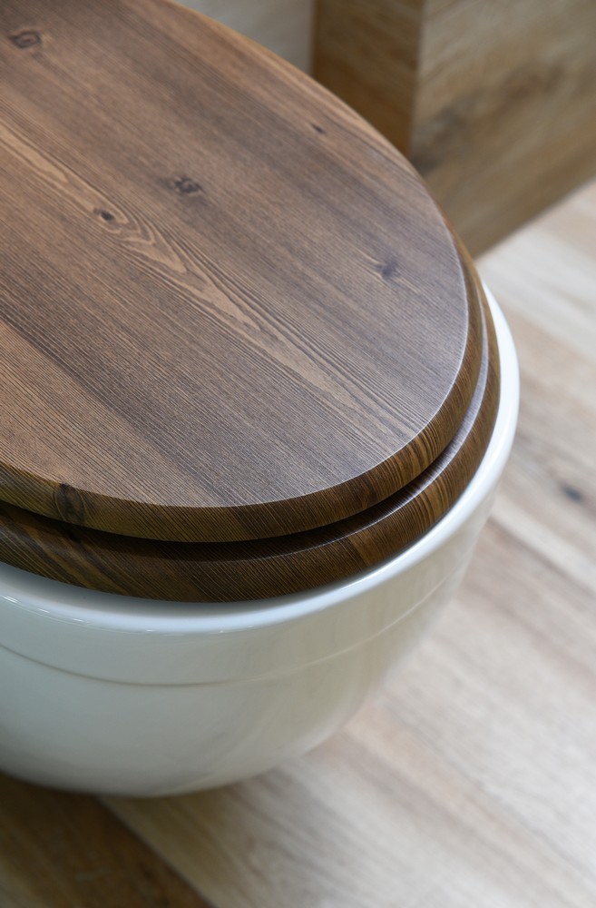 Wc sedátko se zpomalovacím mechanismemAWD Interior MDF Ořech 1065