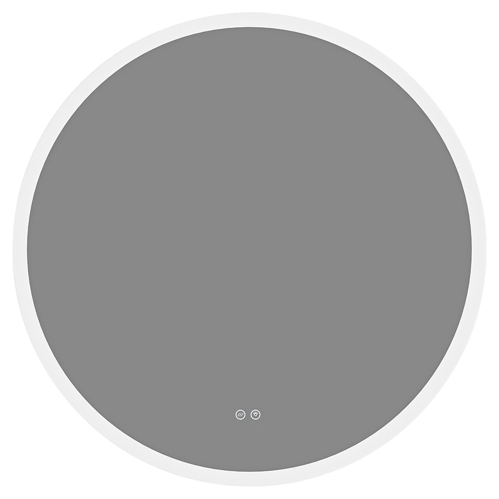 Koupelnové LED zrcadlo Aureo – Ø 60 cm