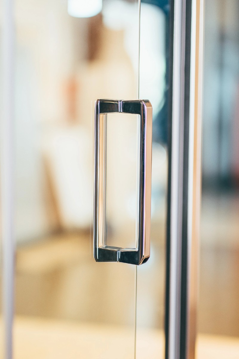 Sprchový kout obdélník otevírací Brix 1100×900, chrom, čiré sklo, pravé provedení