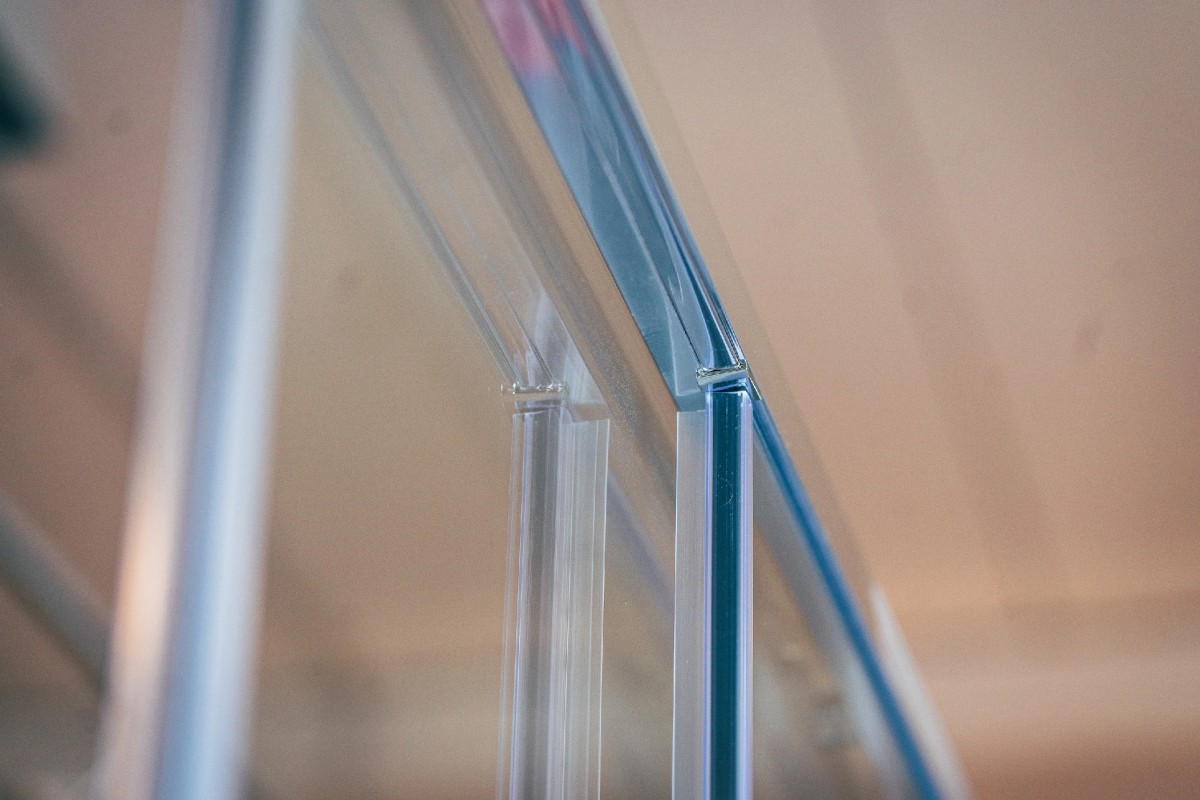 Sprchový kout obdélník posuvný Alvaro 1100×900, chrom, čiré sklo