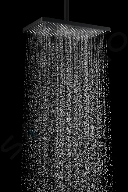 kielle Sprchový set s termostatem, 30×20 cm, 3 proudy, matná černá 20618004