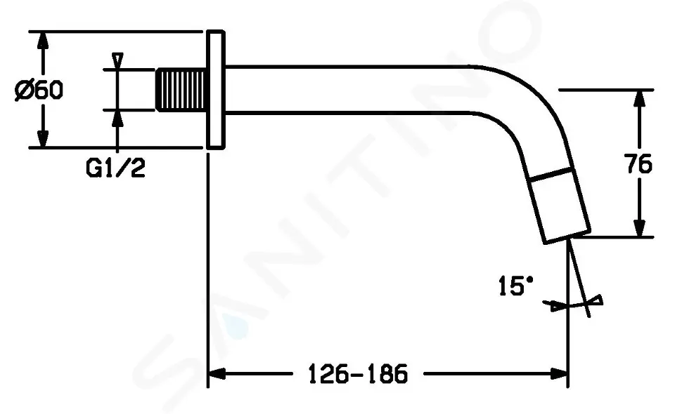 Hansa Umyvadlový ventil, chrom 50968101