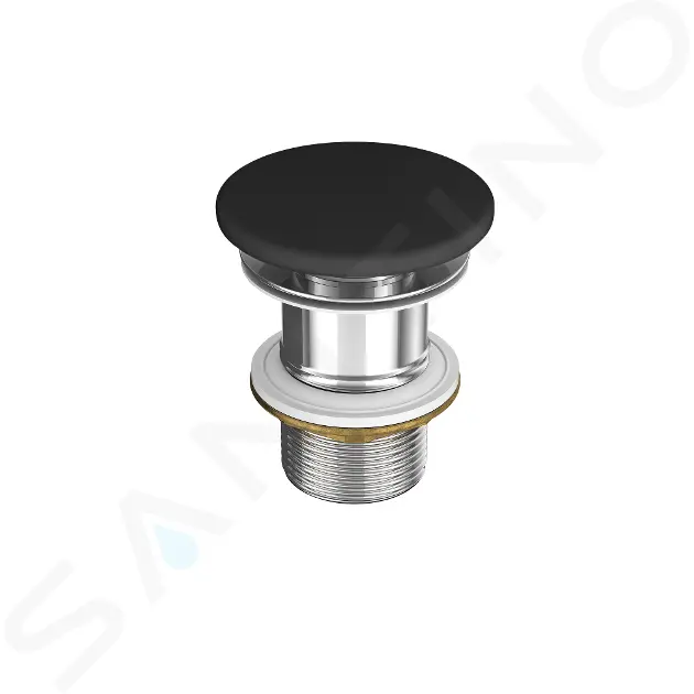 kielle Neuzavíratelná umyvadlová výpusť, antracit 30901124