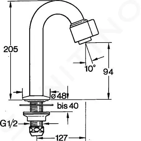 Hansa Umyvadlový ventil, chrom 00918101