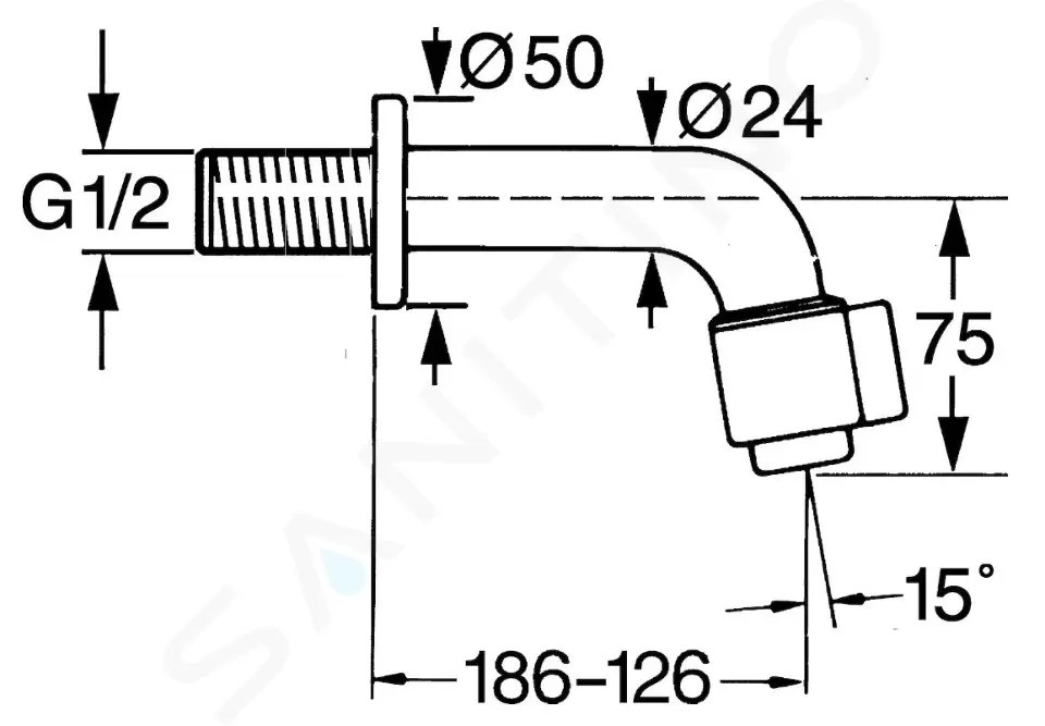 Hansa Umyvadlový ventil, chrom 00968101