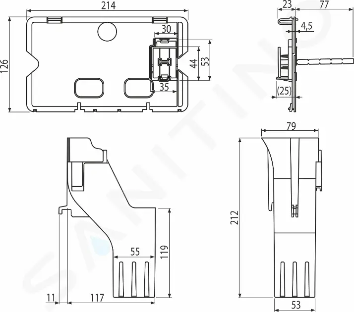 kielle Sada pro vhazování WC tablet 70105000