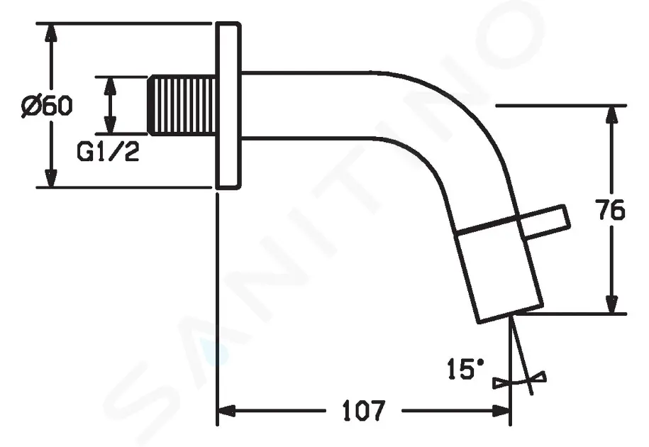Hansa Umyvadlový ventil, chrom 50868101