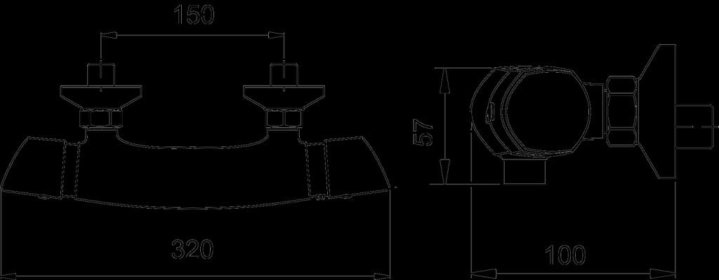 NOVASERVIS – Sprchová baterie termostatická s přísl. Metalia ECO+ chrom 57961,0E