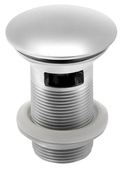 SAPHO – MINIMAL umyvadlová výpust 5/4“, click-clack, velká krytka, nerez mat MI057