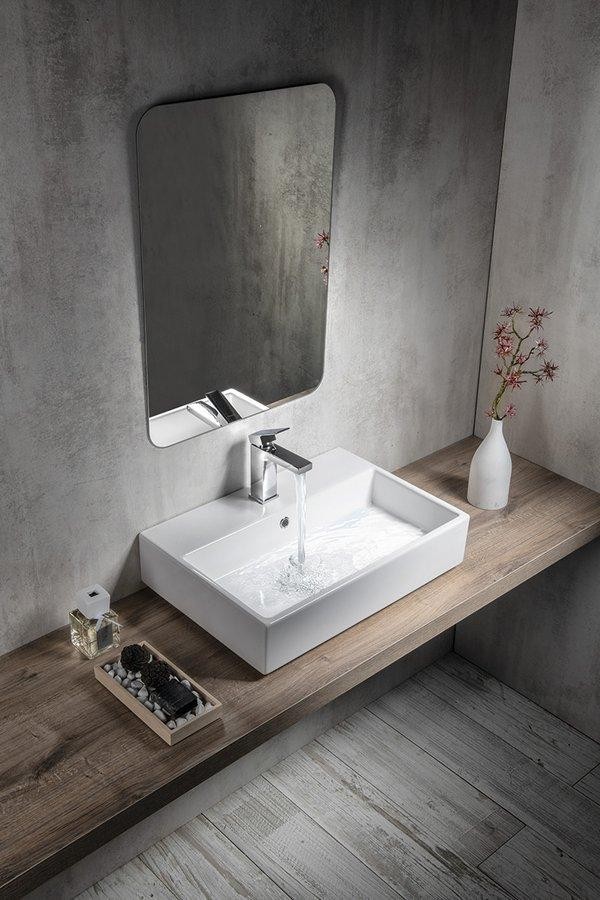 ISVEA – PURITY keramické umyvadlo 60x42cm, bílá 10PL50060