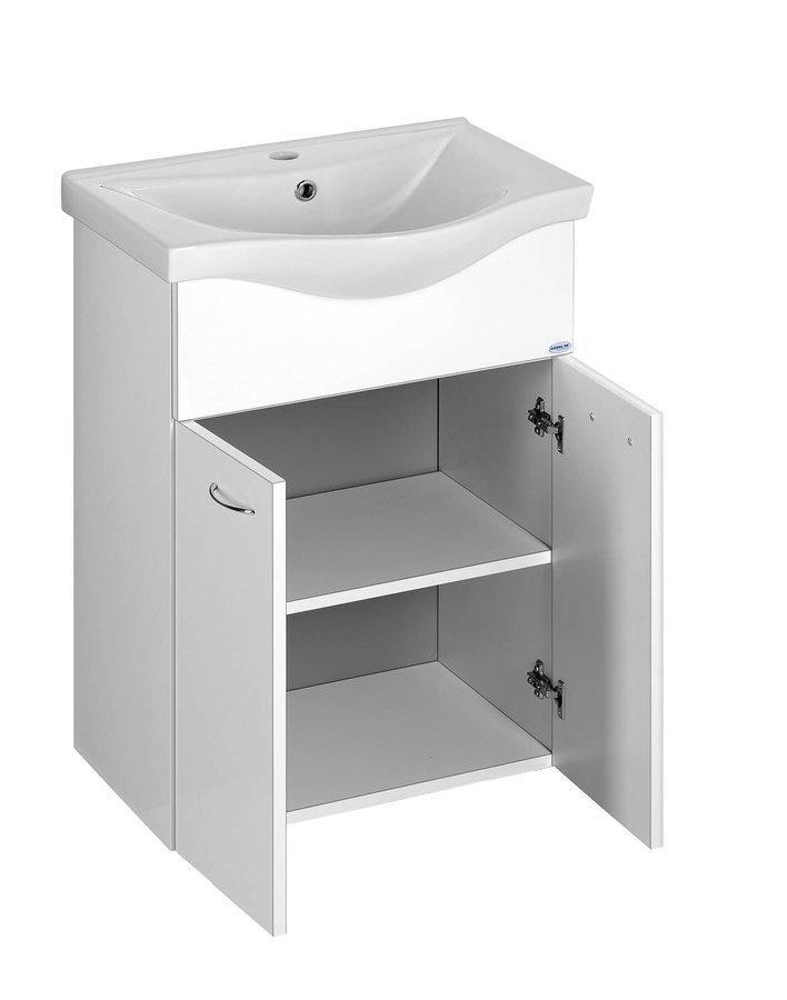 AQUALINE – KERAMIA FRESH umyvadlová skříňka 51,1x74x34cm, bílá 50057