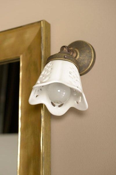 SAPHO – SORENTO svítidlo E14, 40W, 230V, IP21, keramické stínítko, bronz MC098