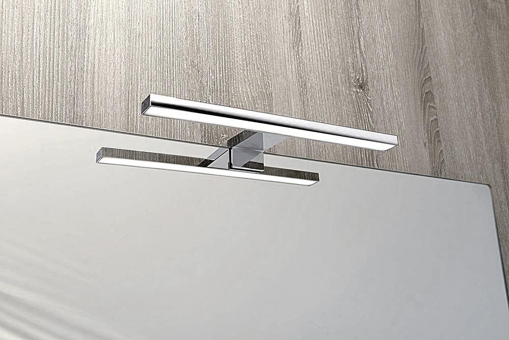 AQUALINE – SERAPA LED svítidlo 5W, 230V, 300x40x100, IP44, plast, chrom SA147