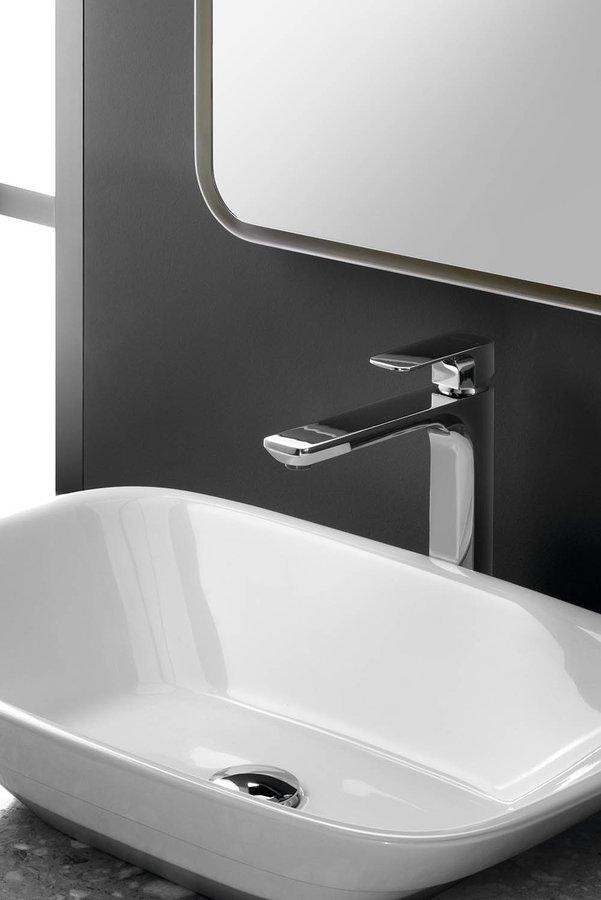 SAPHO – SPY stojánková umyvadlová baterie vysoká, prodloužená hubice, chrom PY07