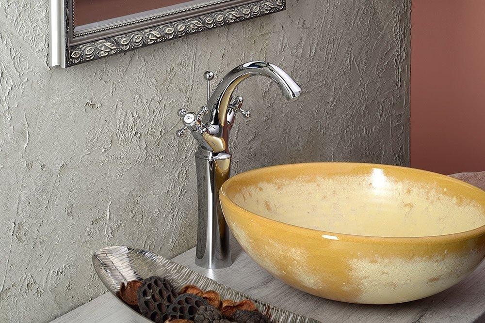 SAPHO – ANTEA stojánková umyvadlová baterie vysoká s výpustí, výška 300, chrom 3271L