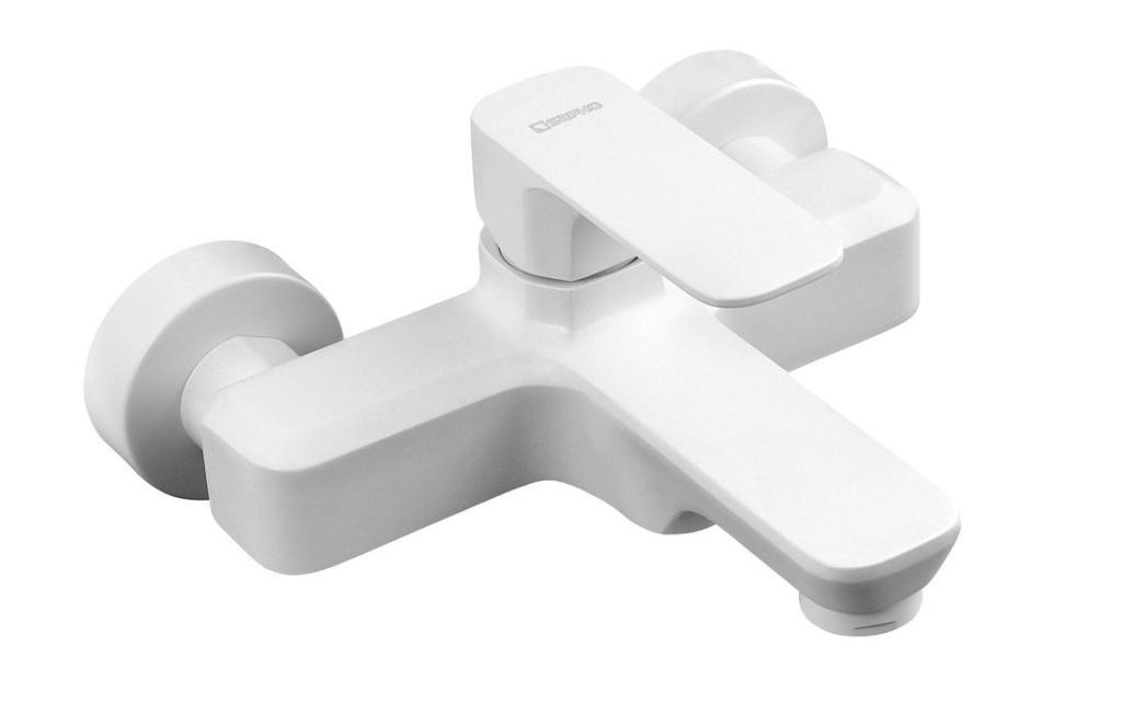 SAPHO – SPY nástěnná vanová baterie, bílá mat PY10/14