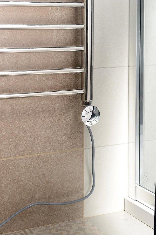 AQUALINE – Topná tyč s termostatem, rovný kabel, 500 W, chrom LT67445