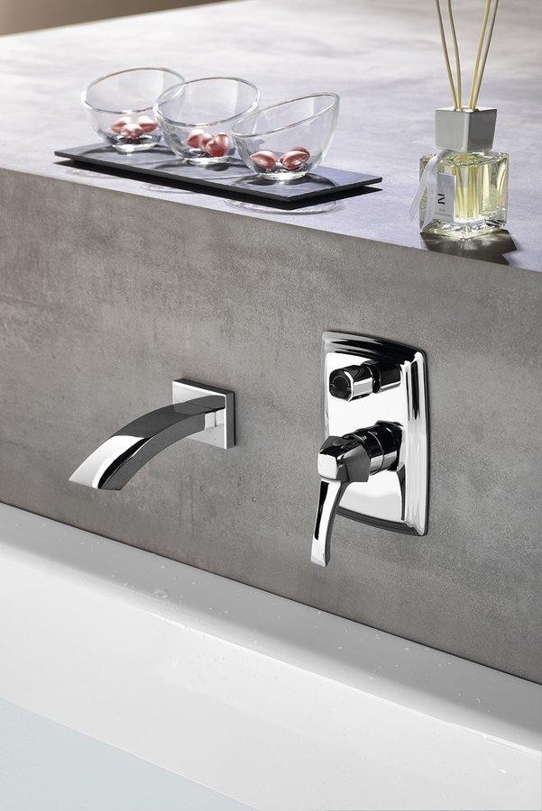 SAPHO – DREAMART podomítková sprchová baterie, 2 výstupy, chrom DA042