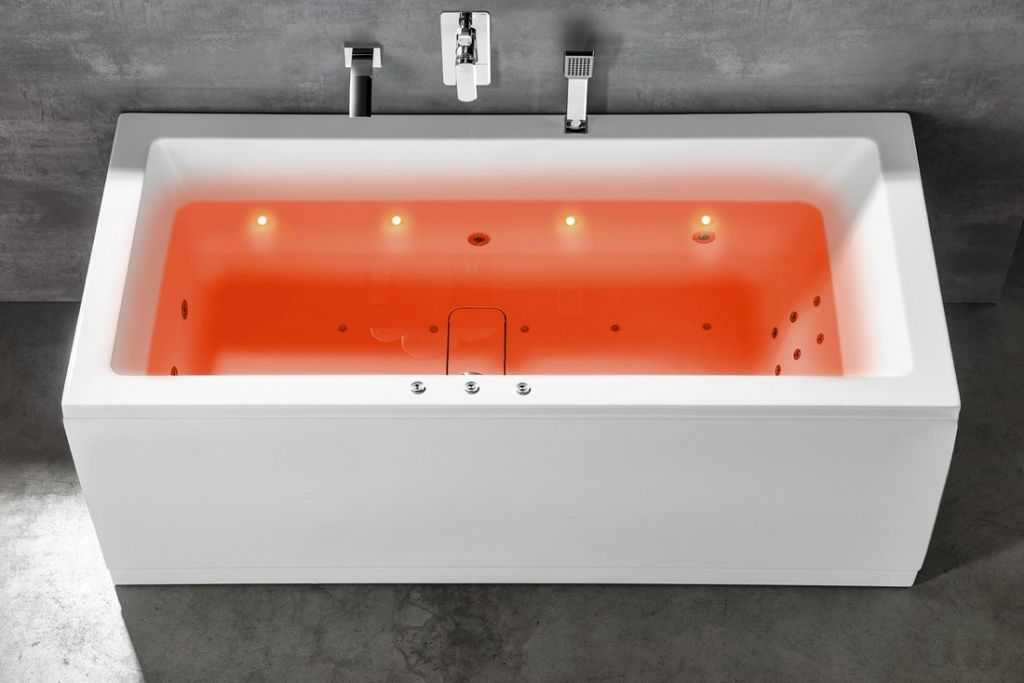 POLYSAN – RGB bodová chromoterapie, 8 LED diod 91407