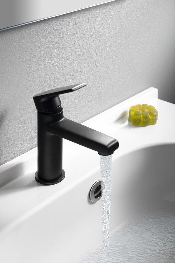 SAPHO – KAI stojánková umyvadlová baterie, černá mat KA02/15