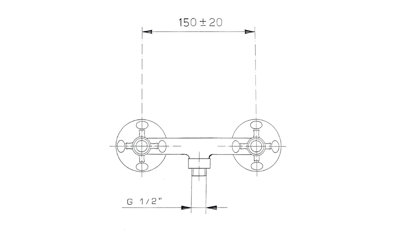 SAPHO – ANTEA nástěnná sprchová baterie, chrom/zlato 3862