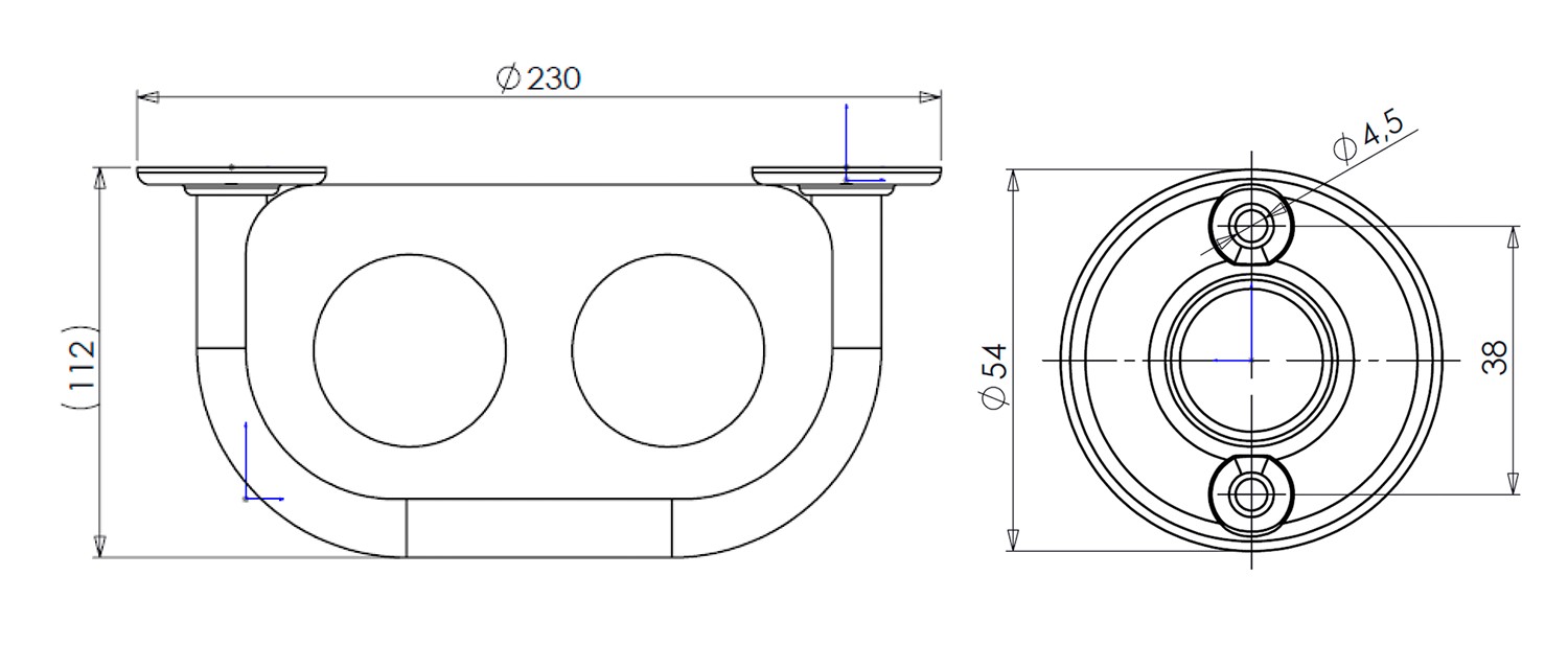 AQUALINE – WHITE LINE držák kelímků, bílá 8007