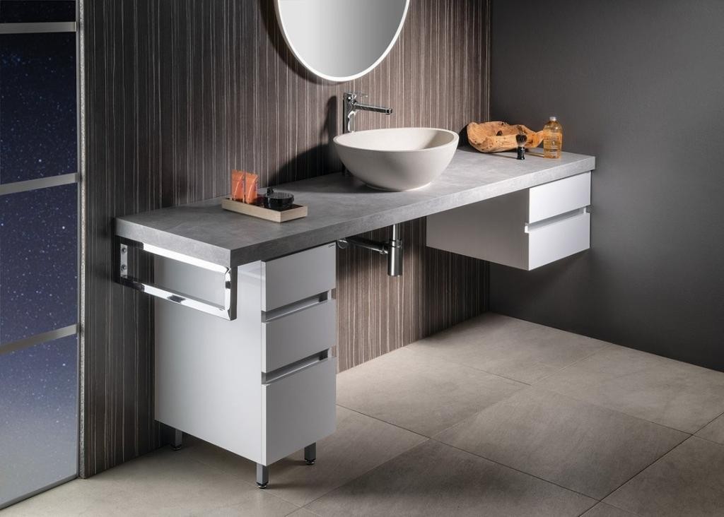 SAPHO – AVICE 2x zásuvka 45x30x48cm, bílá AV061-3030