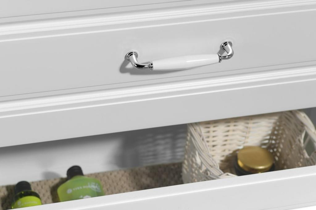 AQUALINE – FAVOLO umyvadlová skříňka 86,5x60x44,6cm, bílá mat FV290