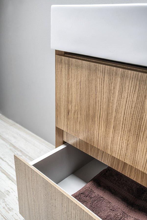 SAPHO – FILENA dvojumyvadlová skříňka 118×51,5x43cm, dub FID1212D