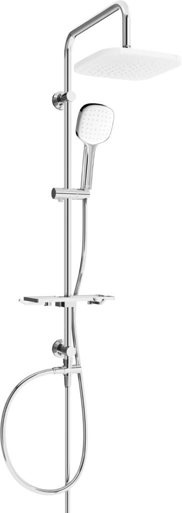 MEXEN - T33 sprchový set chrom / bílá 798333393-02
