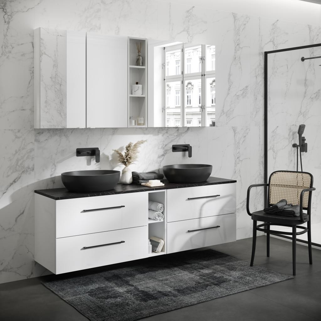 CERSANIT – Madlo LARGA černá 2 ks S599-0141