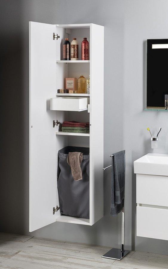 SAPHO – ESPACE skříňka 35x172x32cm, 1x dvířka, levá/pravá, bílá lesk ESC330-3030