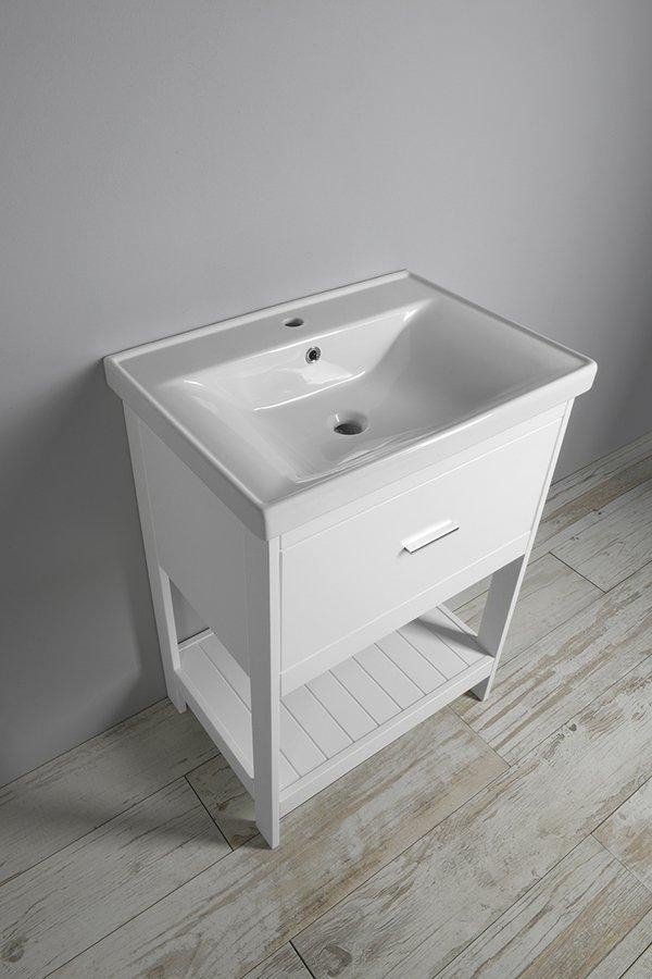 AQUALINE – ETIDE umyvadlová skříňka 61,5x85x44 cm, bílá mat ET615