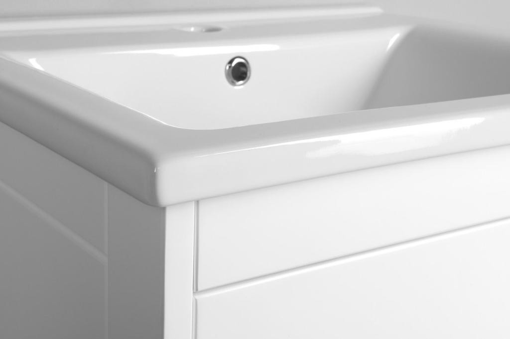 AQUALINE – ETIDE umyvadlová skříňka 61,5x85x44 cm, bílá mat ET615