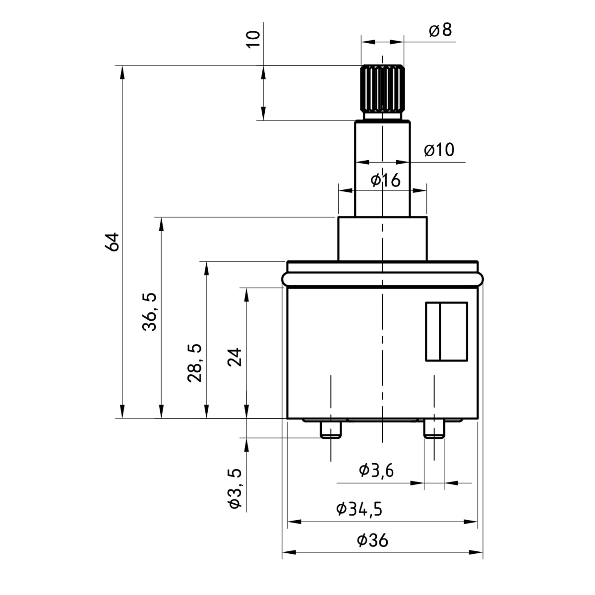 SAPHO – Přepínač kartuše (WN326) NDWN326P