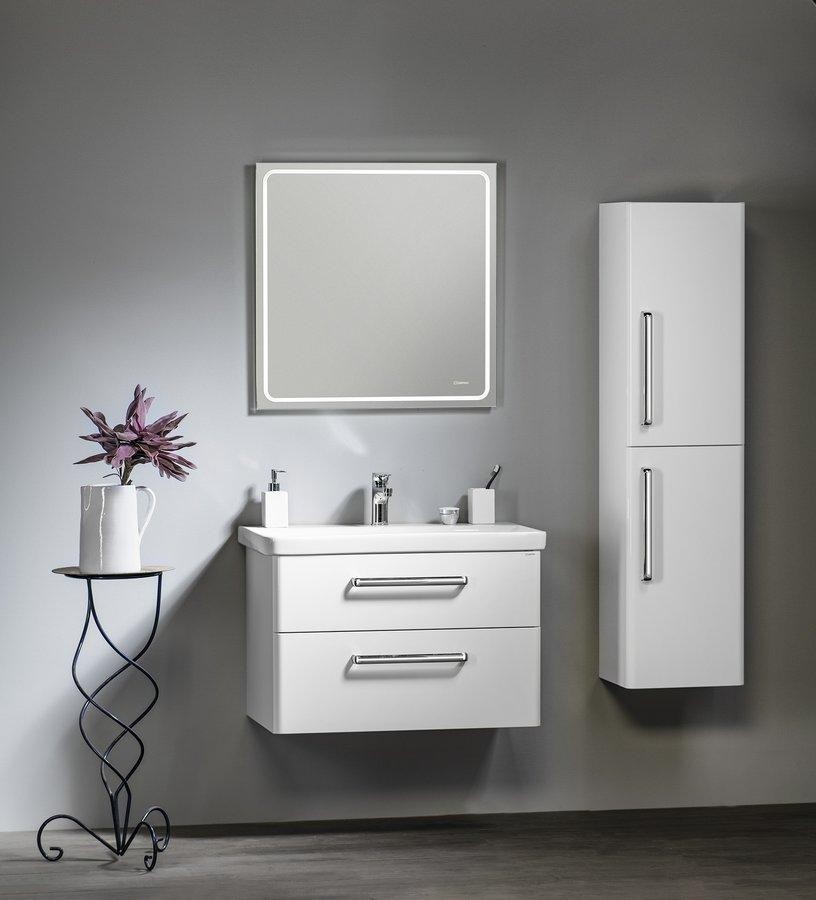 SAPHO – THEIA umyvadlová skříňka 75,6x50x44,2cm, 2xzásuvka, bílá TH080-3030