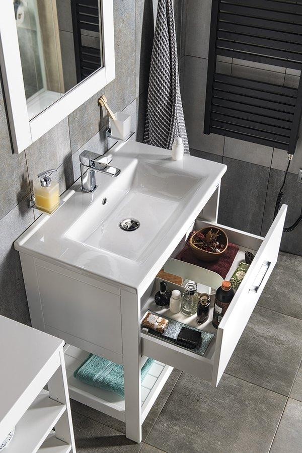 AQUALINE – ETIDE umyvadlová skříňka 71,5x85x44 cm, bílá mat ET725