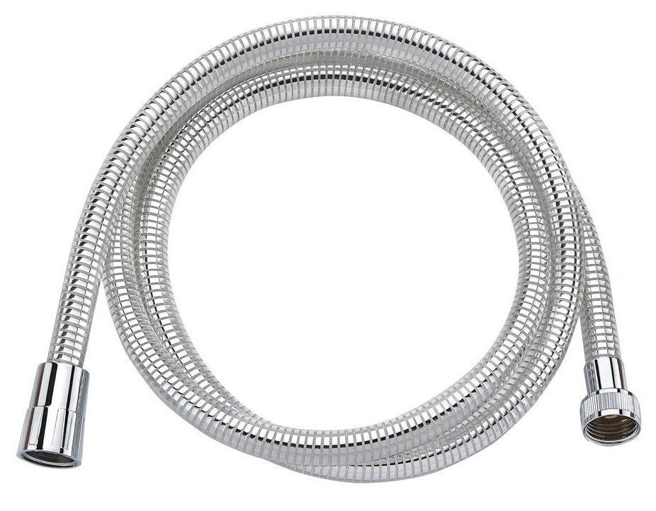 AQUALINE - LASER plastová sprchová hadice, 150cm, chrom/bílá 11150