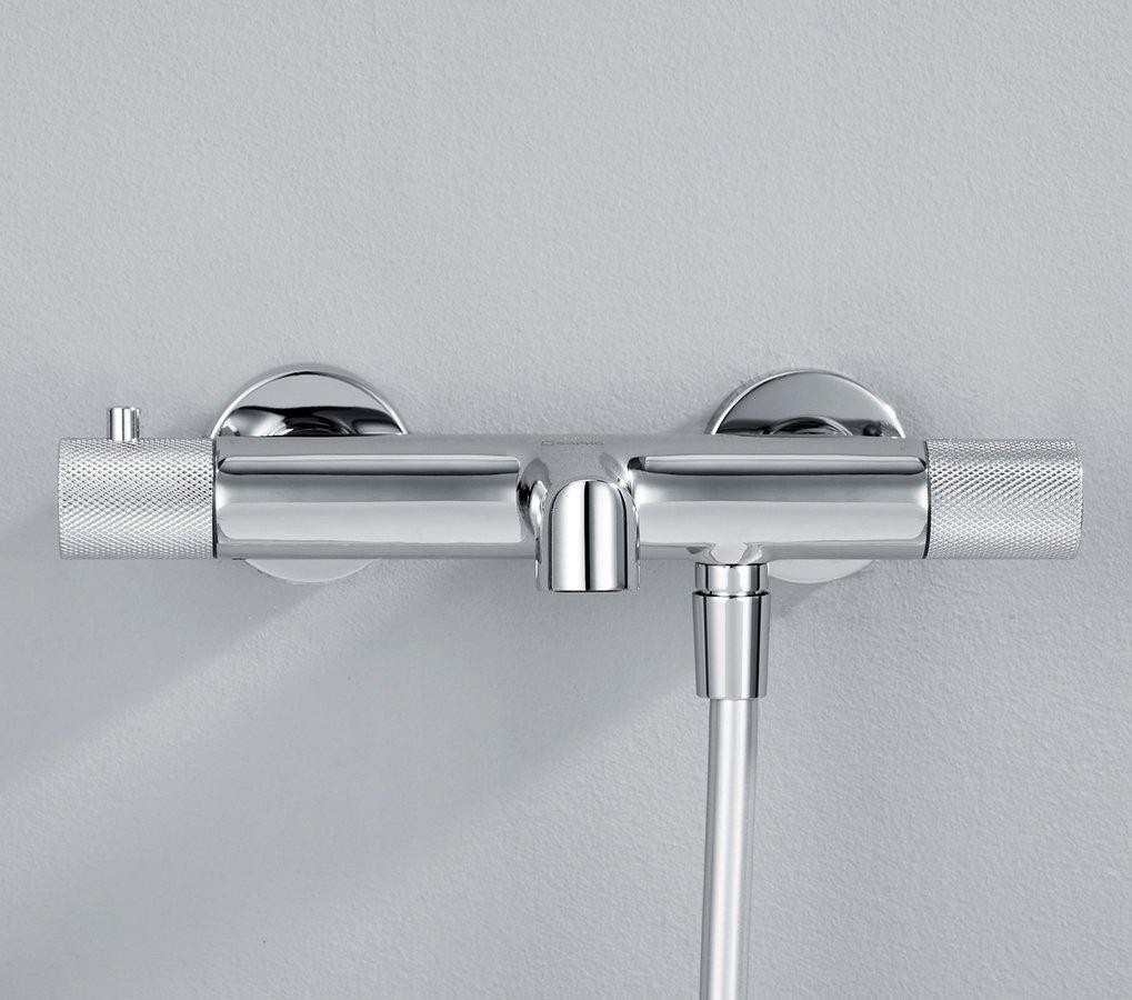 SAPHO – SOLARIS nástěnná vanová termostatická baterie, chrom WD010