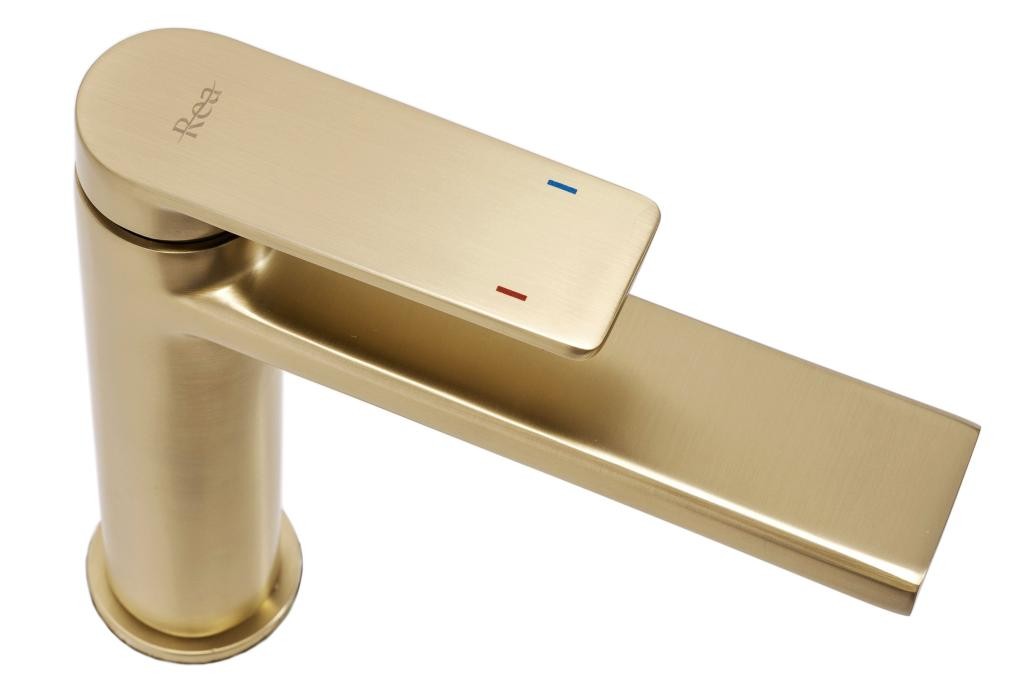 REA – Umyvadlová baterie Verso broušené zlato REA-B6555