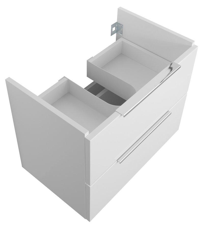 Bruckner – NEON umyvadlová skříňka 56,5x45x35 cm, bílá 500.113.0